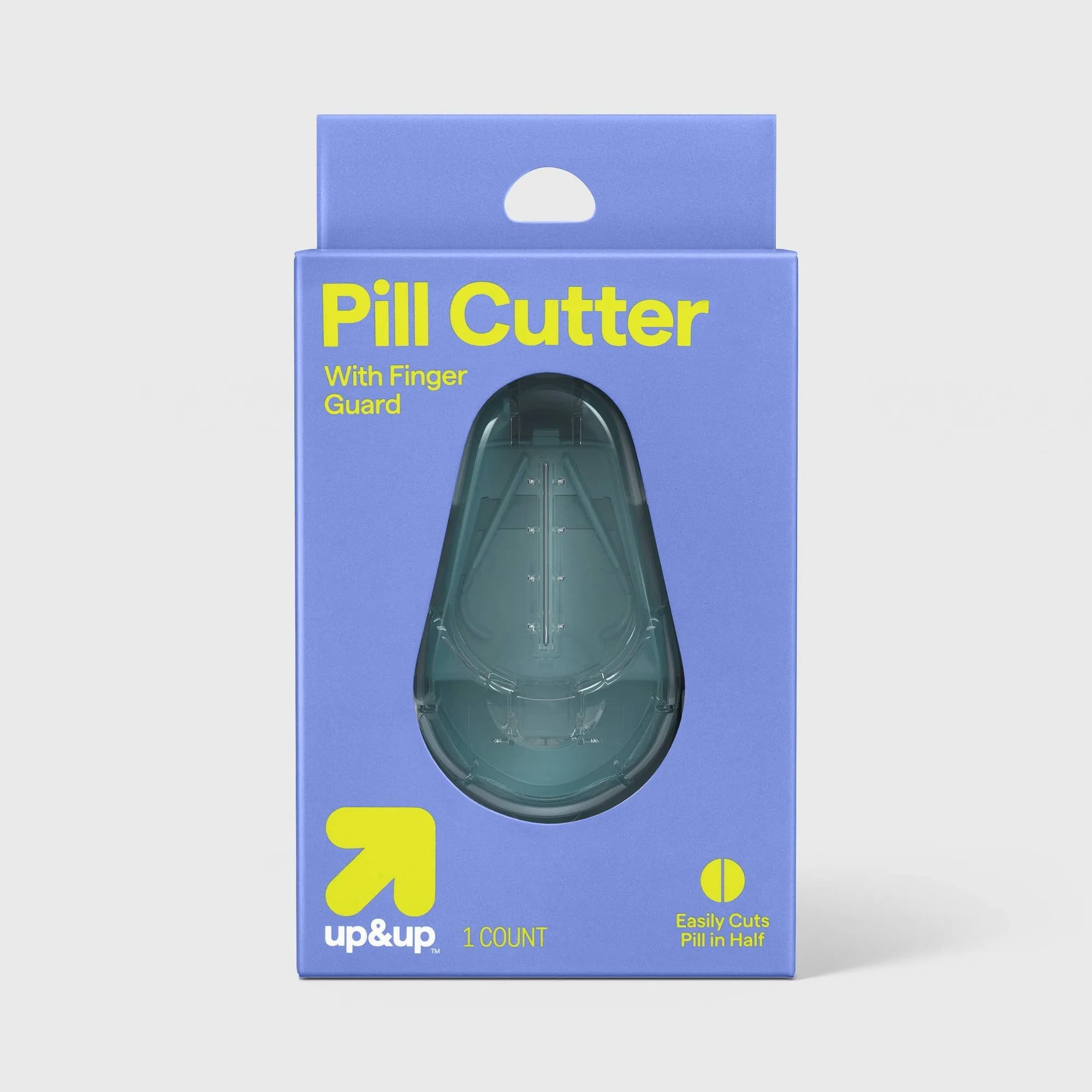 Compact Pill Cutter With Stainless Steel Blade, Portable Tablet Splitter For Travel And Home Medicine Use