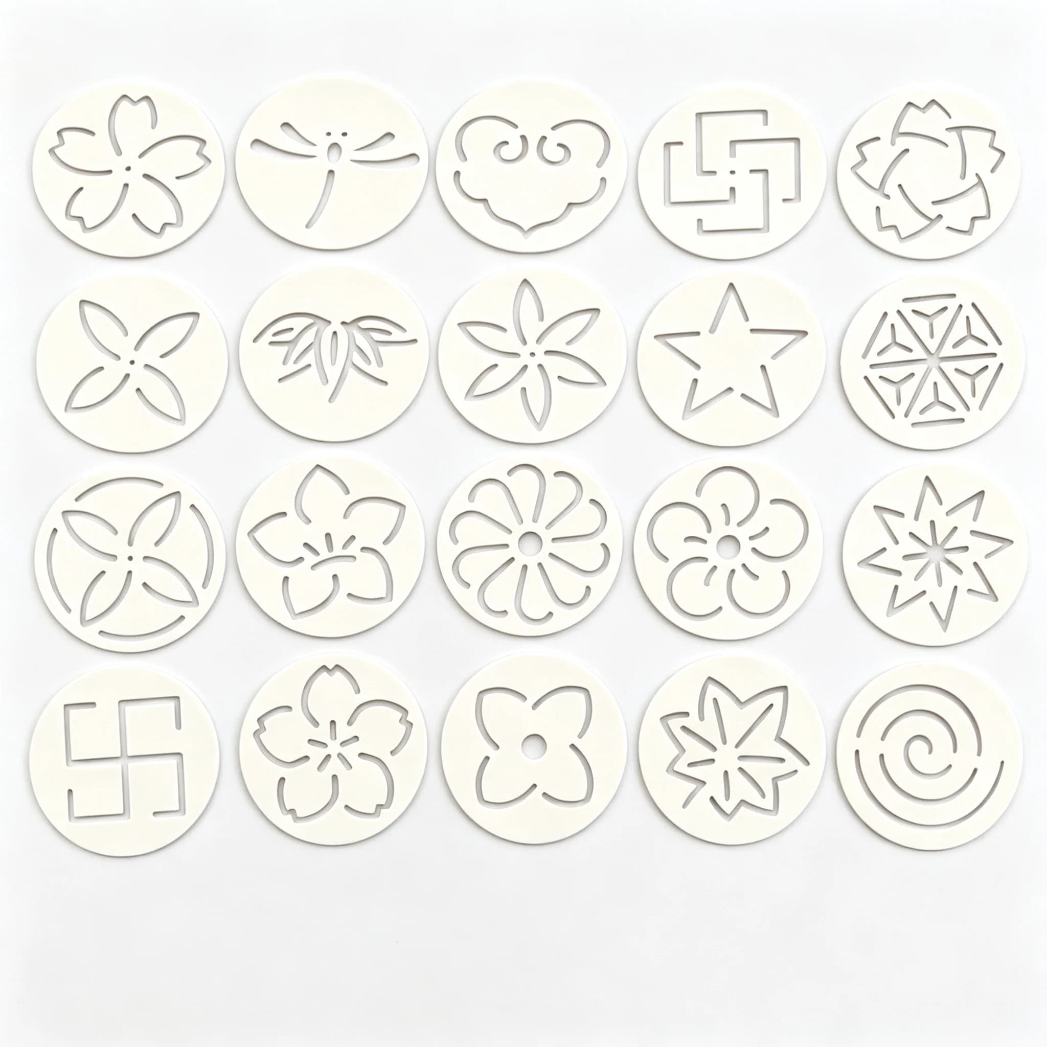 kit da ricamo patchwork Cuenta a mano cucito Strumenti di disegno Righello per quilting Design Sashiko Modello di stampo morbido 1pz