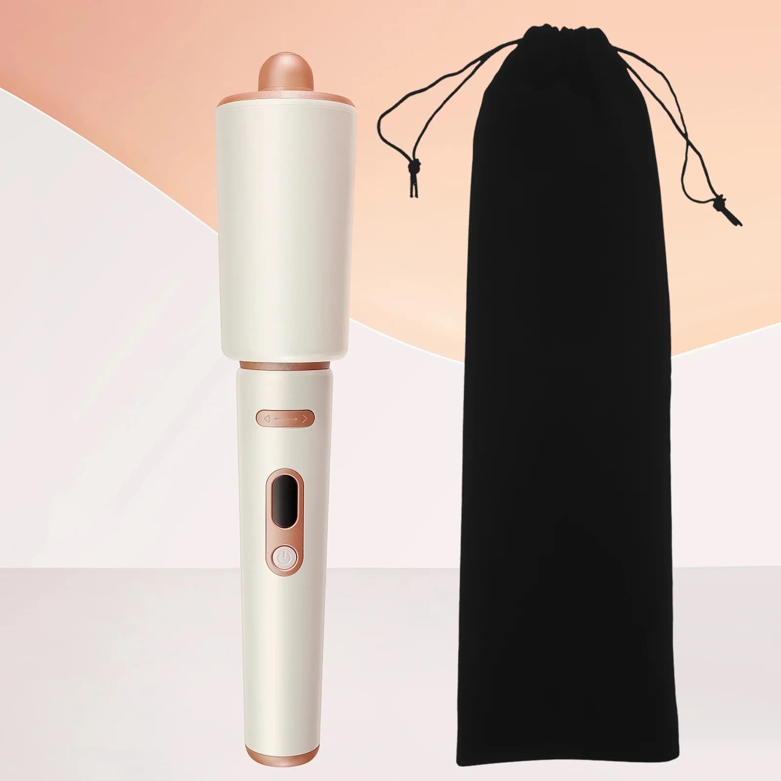 5 Piece Iron Curtain Storage Bag High Strength Material Portable Travel Size Easy to Open Closure with Drawstring for Flat Iron Hair Tools