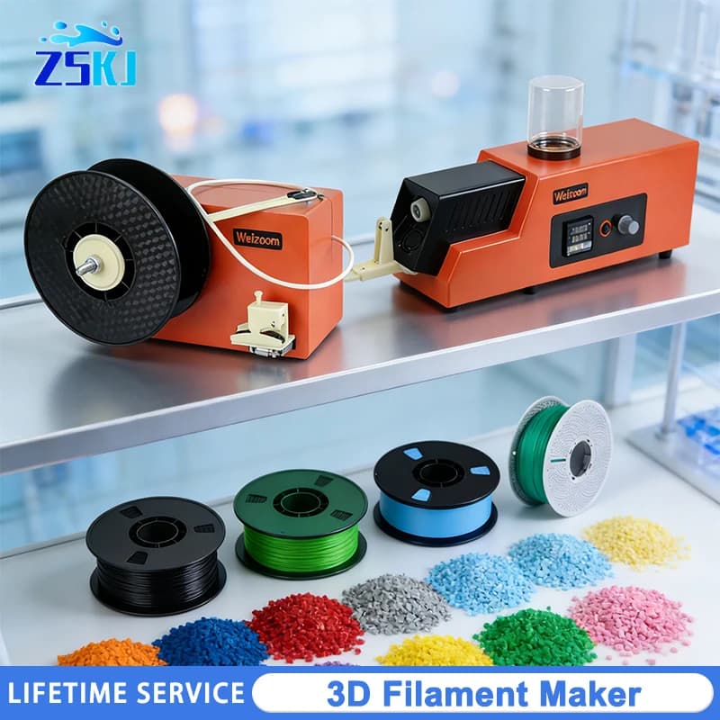 3D Printing Extruder 3D Filament Maker 1.75mm 3mm 3D Printing Consumables Extruder for PLA ABS PVA HIPS PETG PC PP PE Extrusion