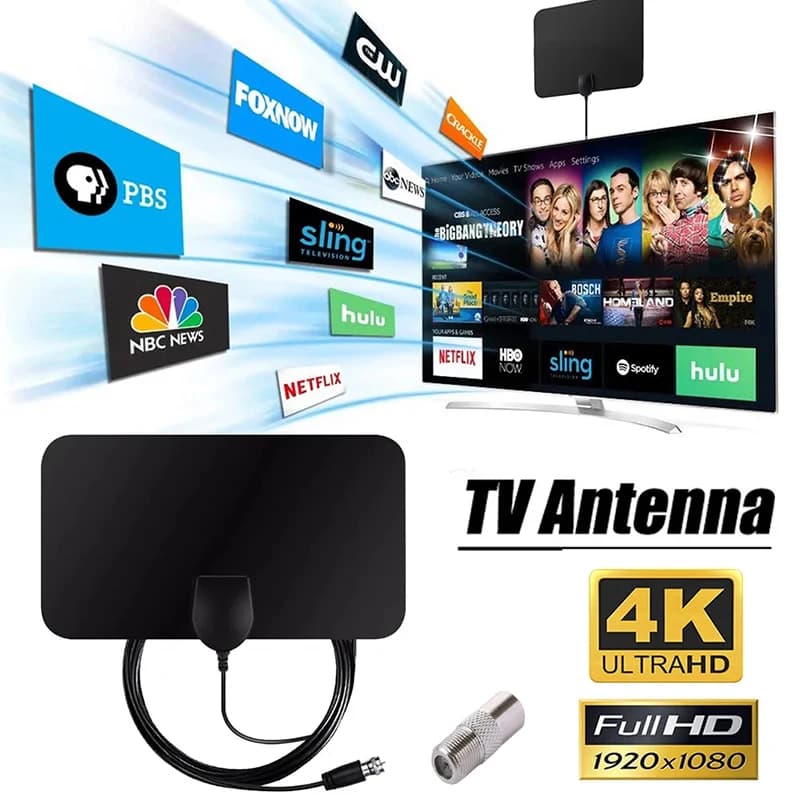 DTV Box 1080P DVB-T2 3000 miles HD booster for outdoor RV Car indoor smart TV EU Plug