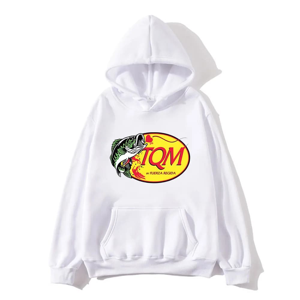 Felpe con cappuccio Fuerza Regida TQM manica lunga comode felpe con cappuccio in pile casual stampa cartoon pullover Harajuku Sudadera