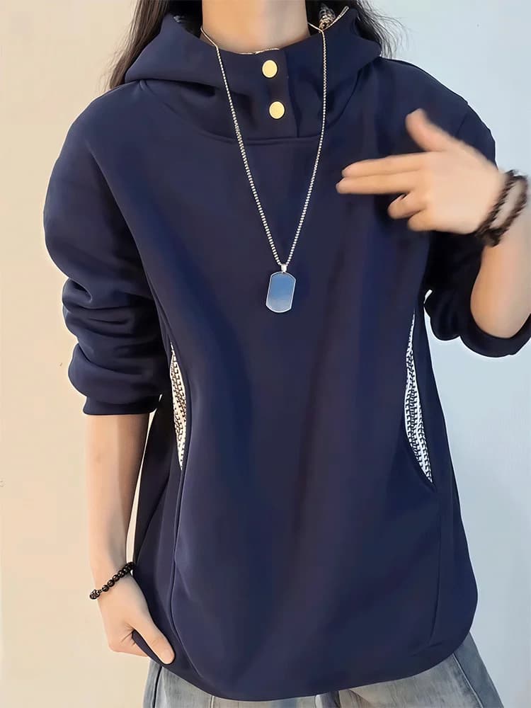 Felpa con Cappuccio Trendy Stile Americano, Giacca Invernale da Uomo in Pile Spesso, Abbigliamento Casual alla Moda