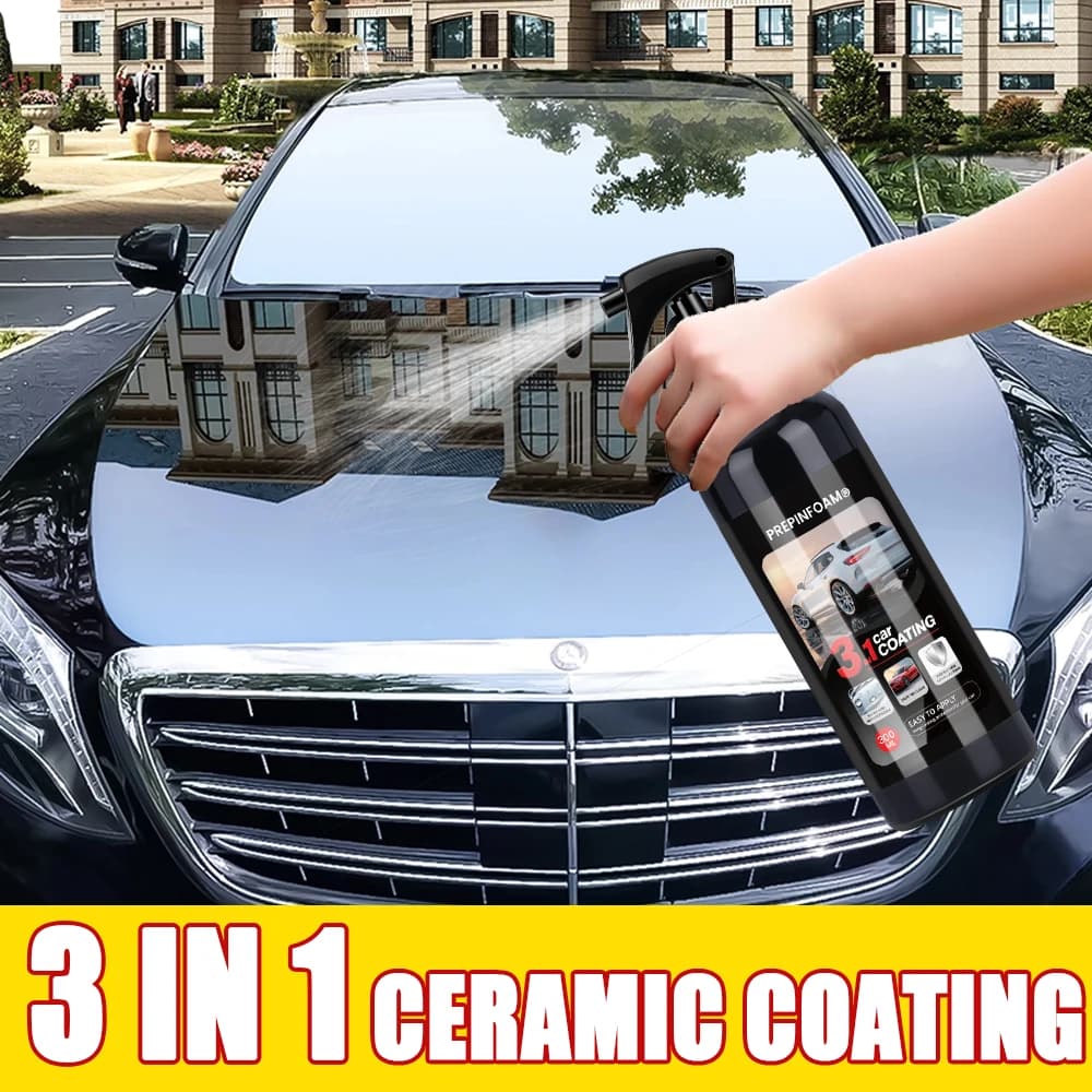 Rivestimento in ceramica per auto Spray Rivestimento rapido Strato idrofobico di cristallo Lucidatura Agente di rivestimento per vernice Smalto Nano Rivestimento P19