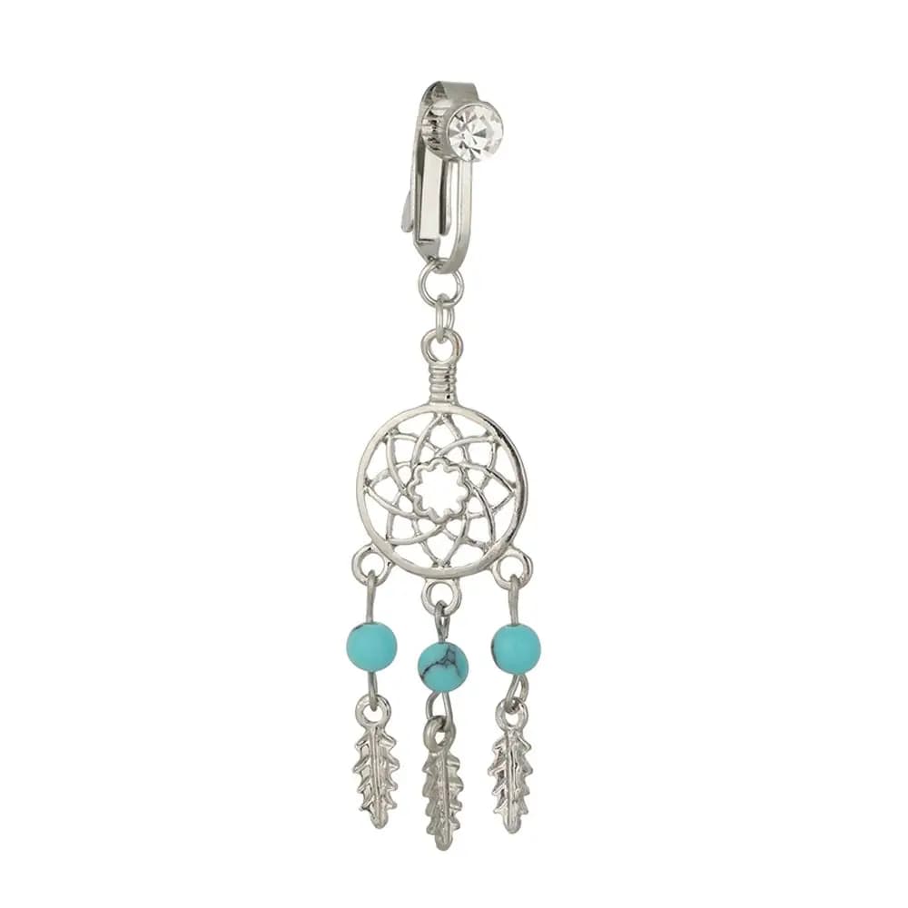 Clip per Cartilagine in Zircone, Orecchino Finto a Clip, Anello Finto da Ombelico a Clip, Gioielli per il Corpo, Anelli per Ombelico