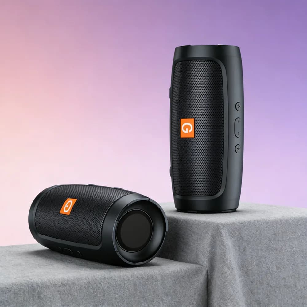 Altoparlante Bluetooth Portatile Impermeabile con Radio FM, Slot TF, Audio Stereo Surround e Subwoofer per Esterni