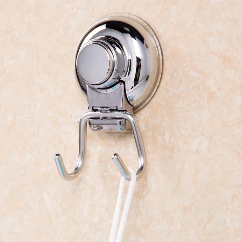 Vacuum suction cup hook creative strong double bathroom kitchen seamless