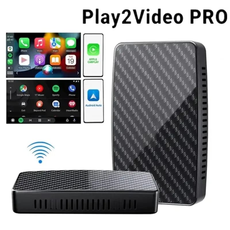 Convertitore Smart Wireless Carplay, Mini Adattatore Portatile per Interconnessione Veicolare, Plug and Play, Accessorio Auto