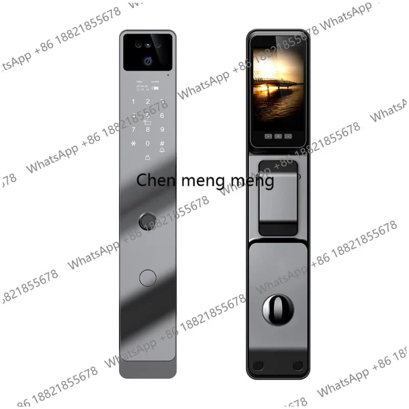 Smart Lock Household Anti-theft Door Fingerprint Lock With Camera Password Lock Large Door