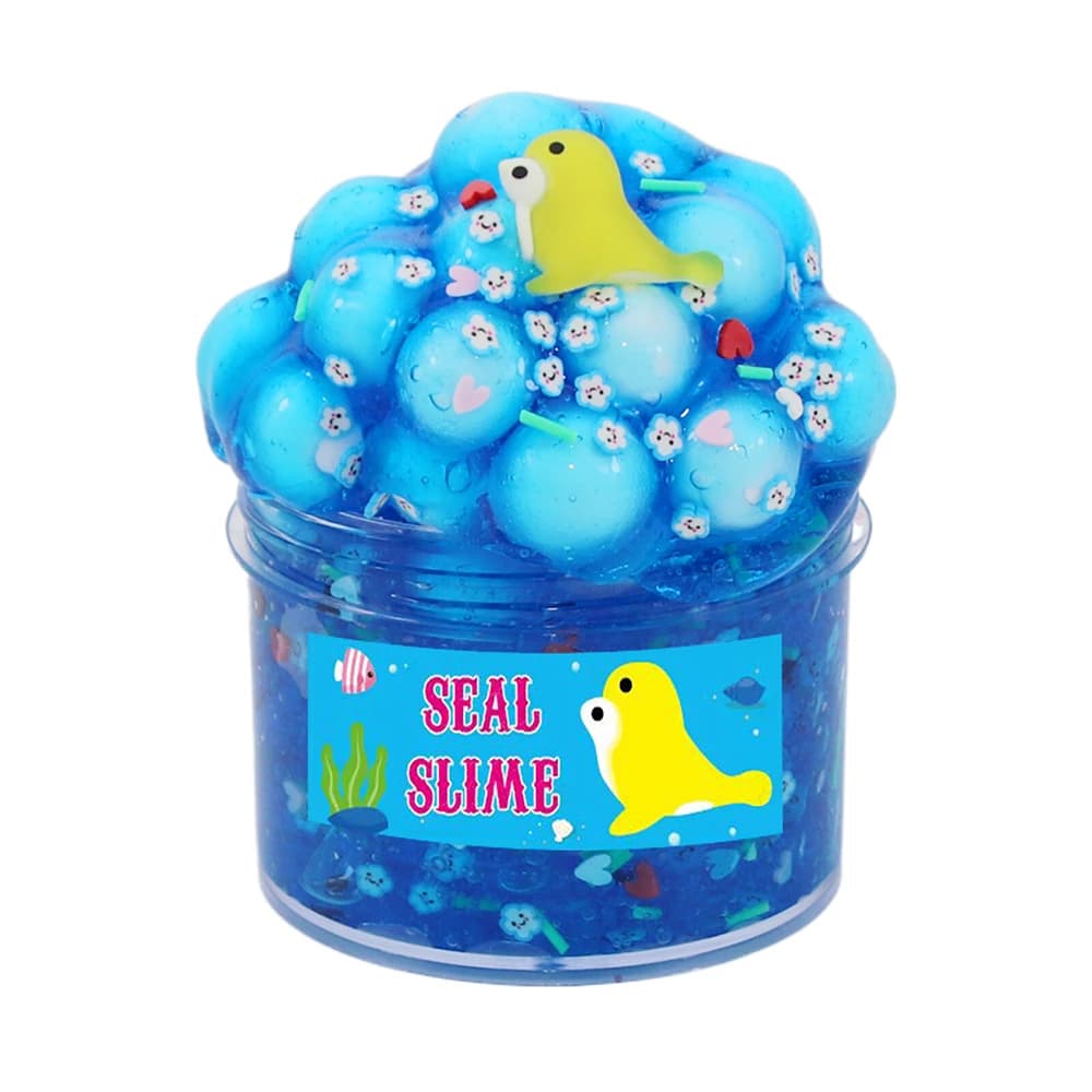 60g Large Capacity Crunchy Slime Kit Premade Crystal Slime Set Super Soft And Non-Sticky Jelly Cube Slime Party Favor Gift