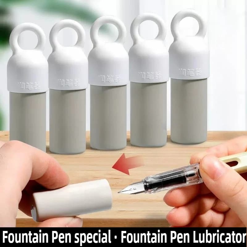 Fountain Pen Lubricator Prevent Dry Ink Blockage Tip Wet Cleaner No-wash Replenishment Liquid Office School Supplies Stationery