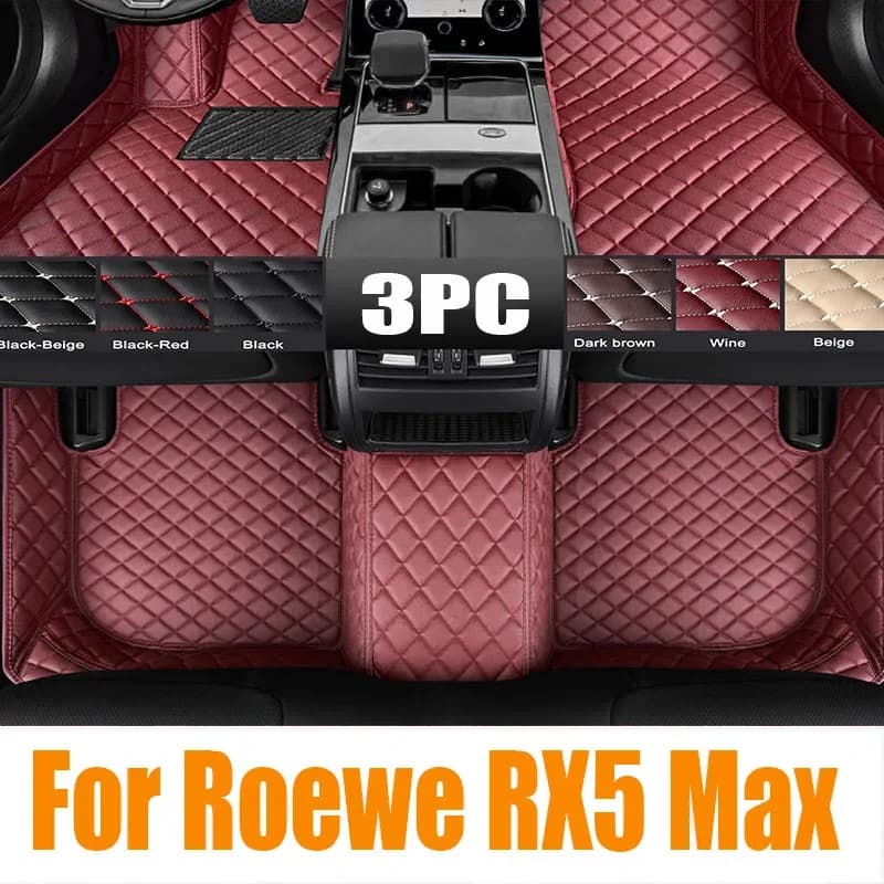 TPE Tappetini Auto Per Roewe RX5 Max 2019 2020 2021 2022 2023 2024 Cuscinetti In Pelle Impermeabile LHD Piede Tappeto Tappeti Accessori Auto