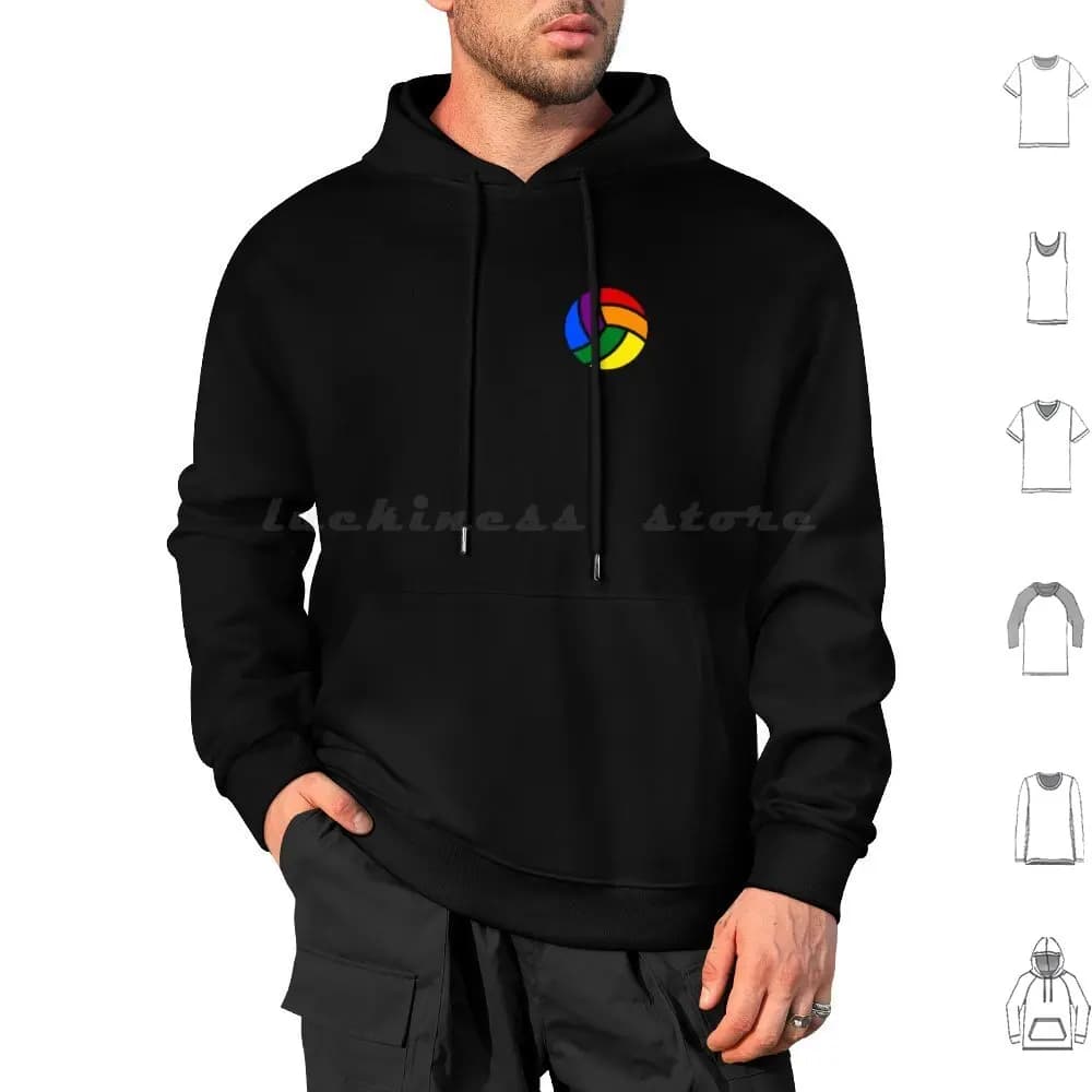 Pallavolo Pride-Sudadera con cappuccio in cotone a maniche lunghe Pride Pallavolo Haikyu