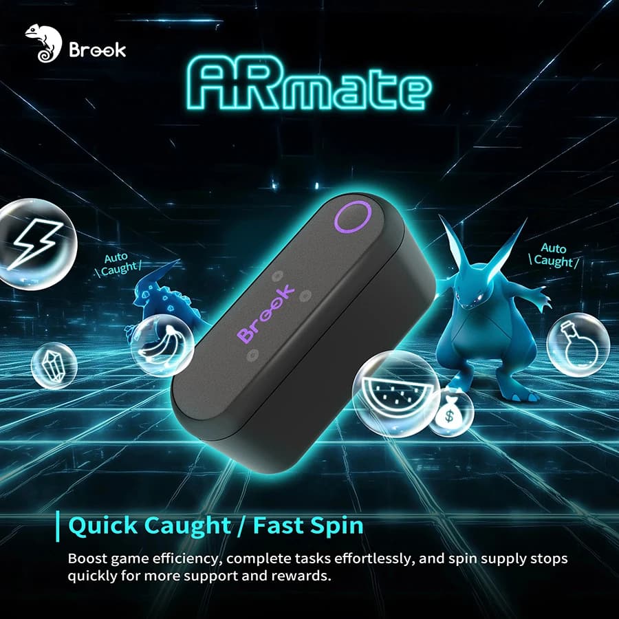 Brook Pocket Auto Catch Armate Pokemon Go Ios Smart Roming, Gioco AR Mate