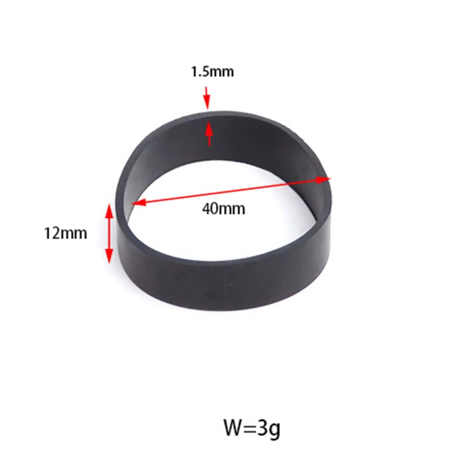 6Pcs Diving Rubber Fixing Band Sealed for Waist Belt Scuba Diving Accessory