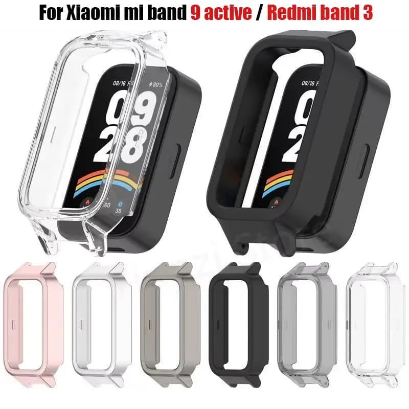 Custodia per PC cava per accessori attivi Xiaomi mi band 9 Guscio protettivo rigido per paraurti completo per cover Xiaomi Redmi band 3