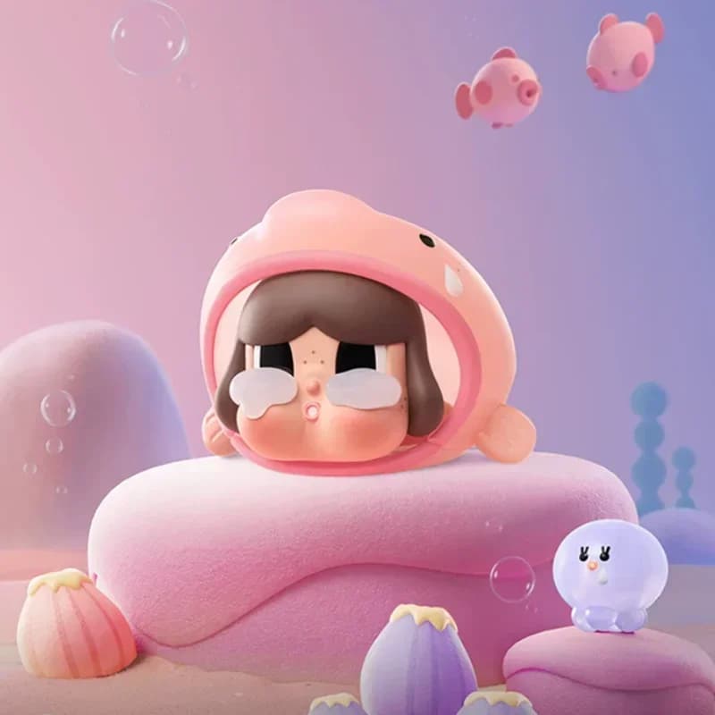 POP MART CRYBABY CRY ME AN OCEAN Series Figure Blind Box Guess Bag Desktop Decoration Blind Bag Toys Anime Figure Cute Model