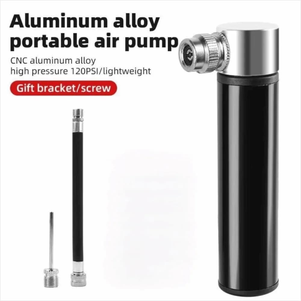 Bike Repair Aluminum Alloy Mini Bike Pump Lightweight High Pressure Bicycle Pump Mini Portable Bike Air Pump Cycling Equipment