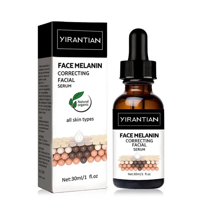 Siero facial repairer to melanin 30ml Hydrating dark skin repairer Whitening the essence of vitamin C Reduces pigmentation Improves skin makeup