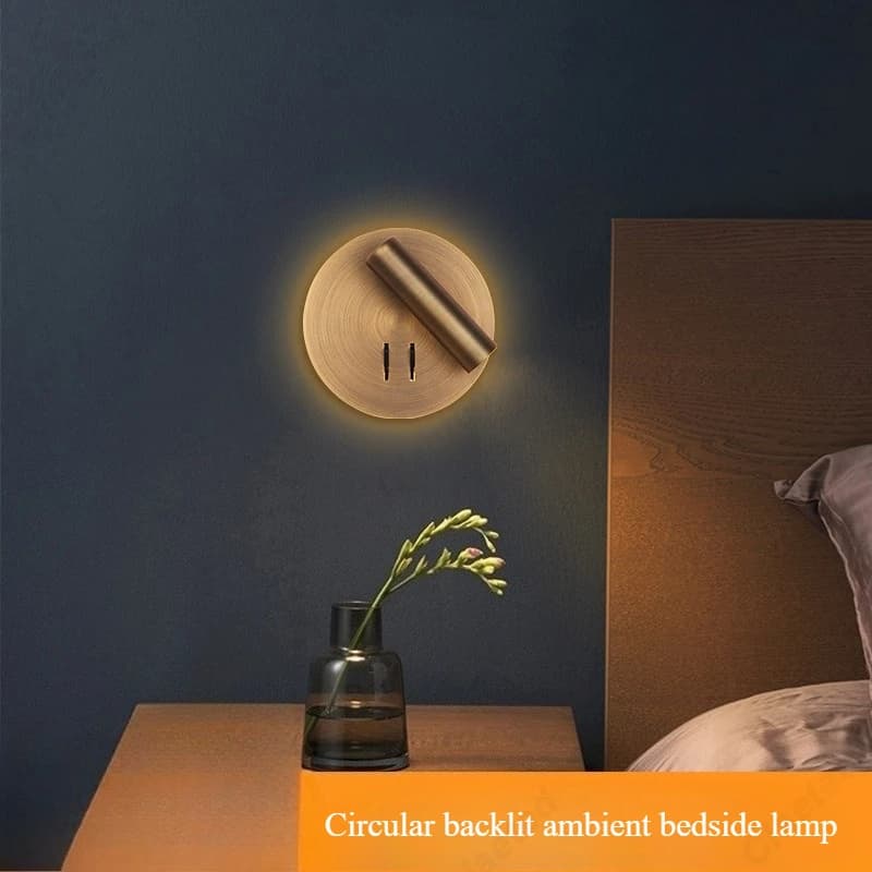 Nuova lampada da parete per lettura a LED con interruttore Angolo regolabile Comodino camera da letto Atmosfera decorativa Lampade di illuminazione avanzate