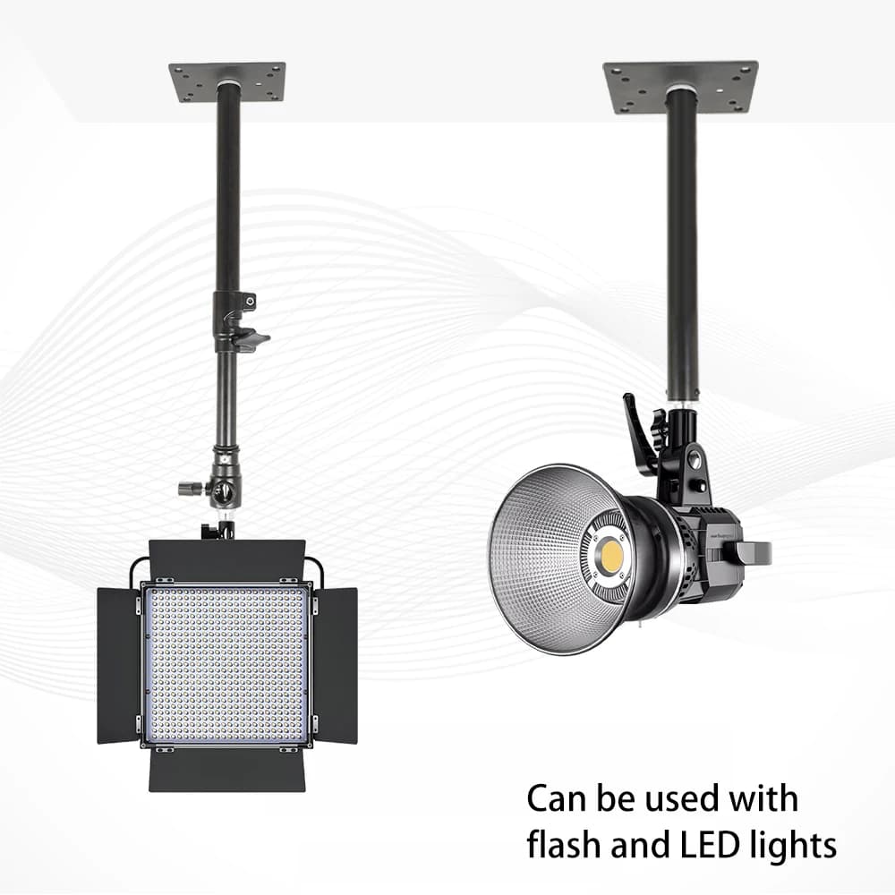 29 cm 60 cm Proiettore Supporto da parete Staffa per fotografia Supporto per staffa da soffitto per Softbox Pannello LED Luce DV Telecamera di sicurezza