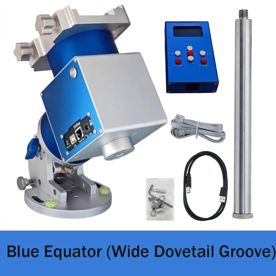 17 harmonic equatorial telescope, clear sky photography astronomical telescope, stargazing compatible with theodolite mode JUWEI