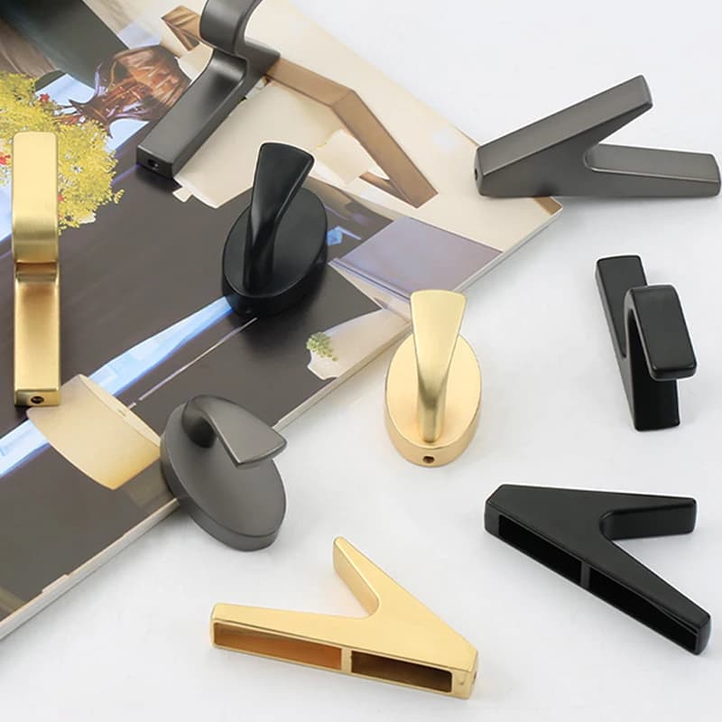 Modern cabinets simple closet clothes hangers kitchen bathroom wall hook single hardware furniture clothes and hooks for hats