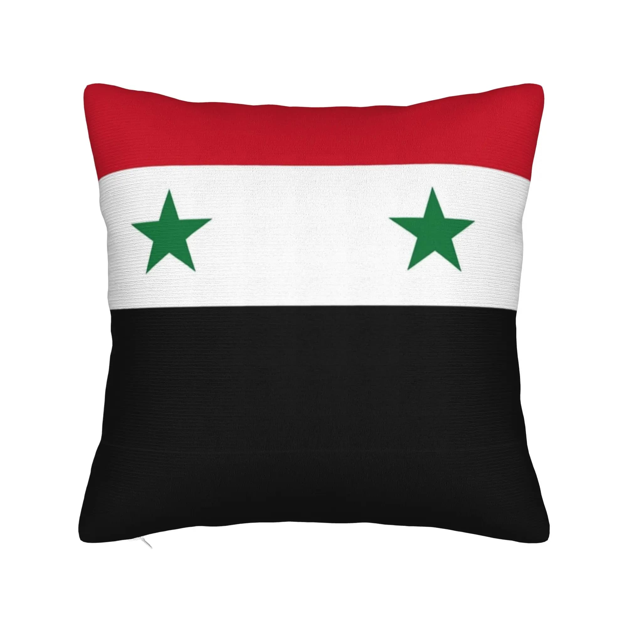 Federa per cuscino con bandiera della Siria, fodera per cuscino quadrata, federe moderne per divano, auto, decorazioni per la casa