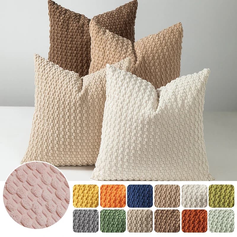 1/2 Morbido Autunno Decorativo Coperture per Cuscini Morbido Velluto a Coste Boho Fodere per Cuscini a Righe Federe Farmhouse Casa Divano Letto Divano