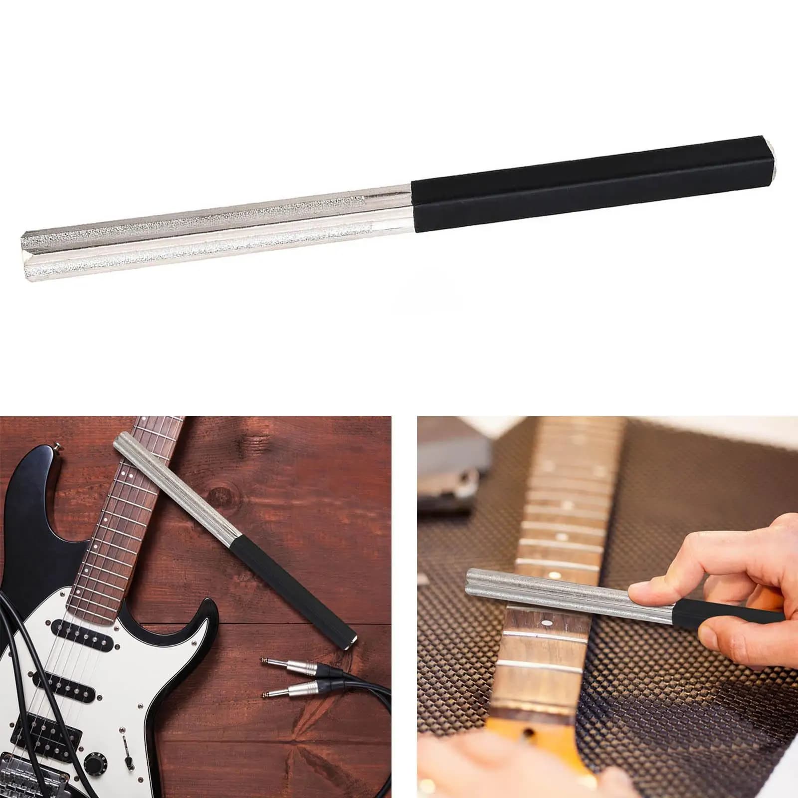 Lima per la corona dei tasti della chitarra, strumenti da liutaio, 3 bordi stretti/medi/larghi per Ukulele e Banjo