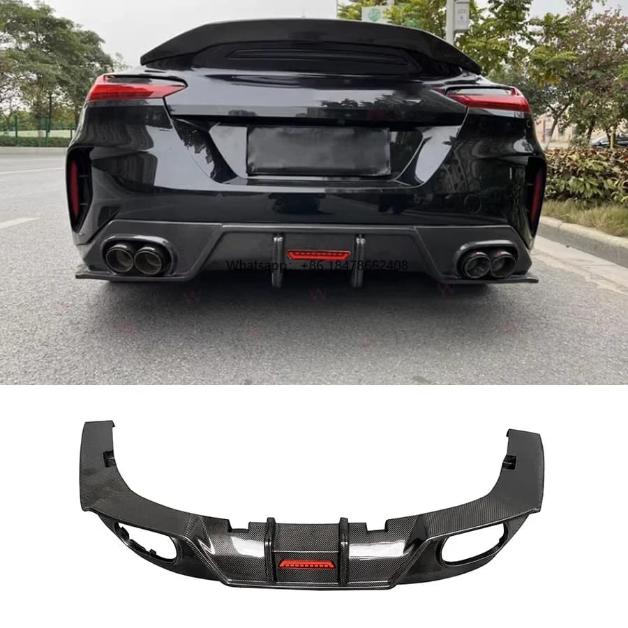Z4 G29 Carbon fiber rear bumper lip for Z4 series G29 M40i Rear diffuser convertible to 2 doors 2019-2020