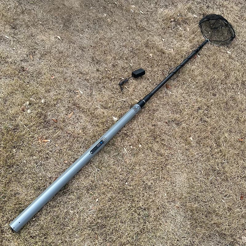4 m folding portable telescopic fishing net with custom ultralight carbon barrel