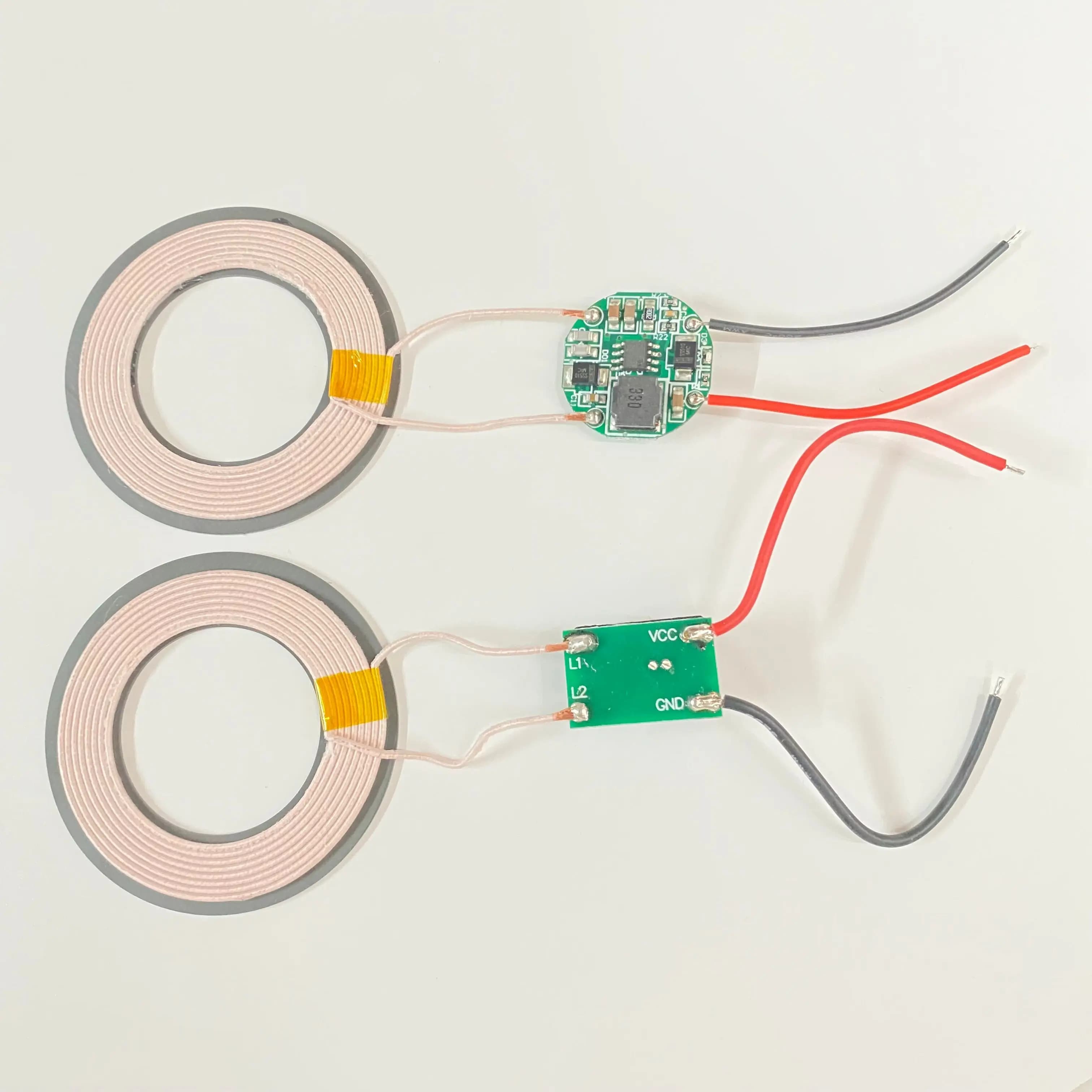 PCB caricabatterie Wireless induttivo magnetico Taidacent 12V 1A con magnete e indicatore Led