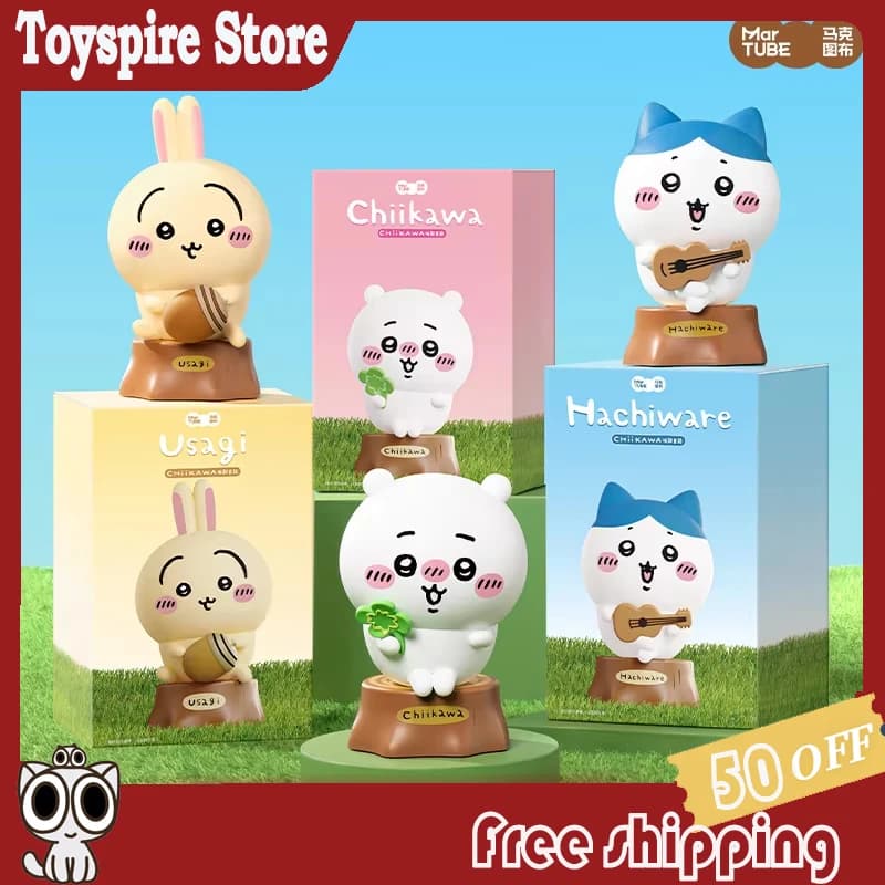 MARTUBE Chiikawa Singinging Series: Bluetooth Speakers to Character Shape, Toys Kawaii Hachiware Usagi, Desk Ornaments, Gift Anime
