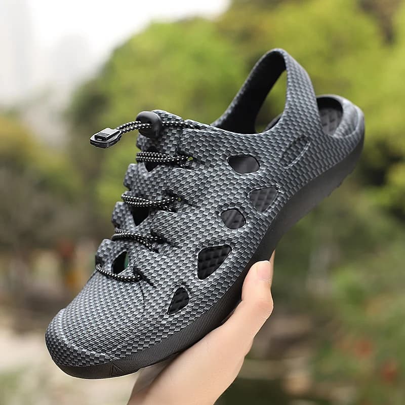 Sandali Abbigliamento esterno estivo da uomo 2025 Nuove pantofole da spiaggia casual antiscivolo a doppio scopo
