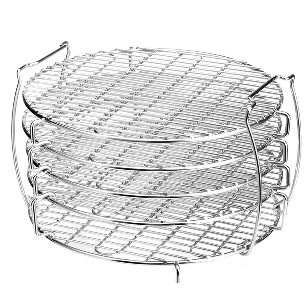 Supporto disidratatore Rack disidratatore in acciaio inossidabile 304 per Ninja Foodi 6.5qt e 8qt friggitrice ad aria vassoio portadisidratatore a 5 strati