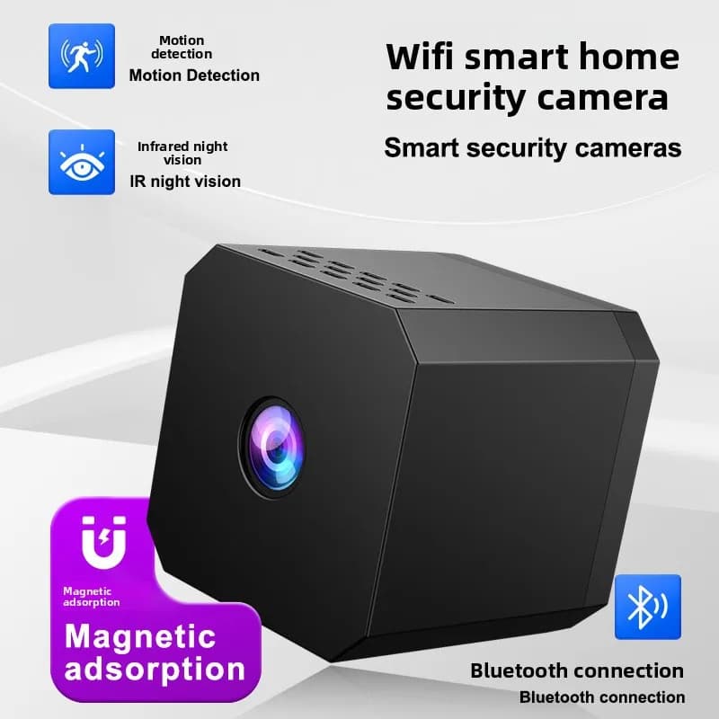 Mini telecamera WiFi wireless F1 Visione notturna HD Monitoraggio remoto Rilevazione movimento Telecamera domestica per monitoraggio tata e bambino