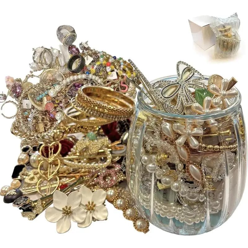 Casuale 1/10/20/50 pezzi Set di gioielli dolci Collana da donna Orecchini Anelli Piccoli bracciali Regalo carino