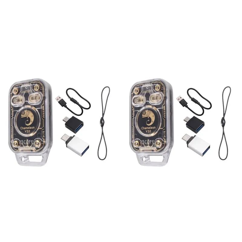 【VENDITA VELOCE】 2X Emulatore lettore chip intelligente Chameleon V2.0 RFID 125Khz 13,56Mhz Decodifica scheda NFC Duplicatore Ripart