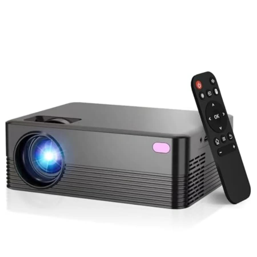 Mini Portable Projector with Wifi and Bluetooth, Smart Projector Full HD 1080P Native, 300 ANSI, Compatible with Smartphone HDMI U