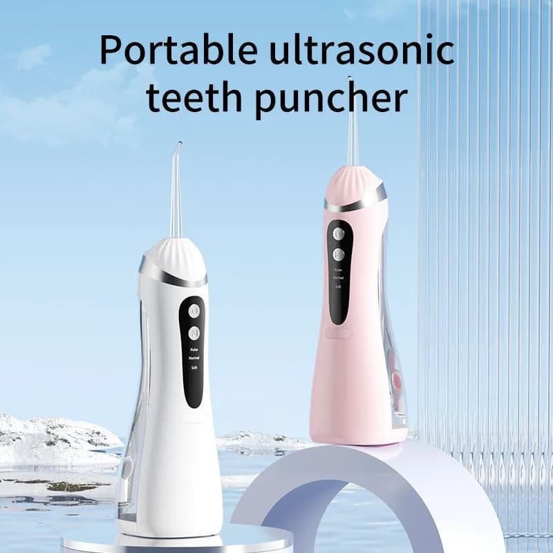 Mini Electric Oral Irrigator Water Floss Deep Clean Gap Residues Portable Dental Cleaner for Daily Teeth Whitening Care