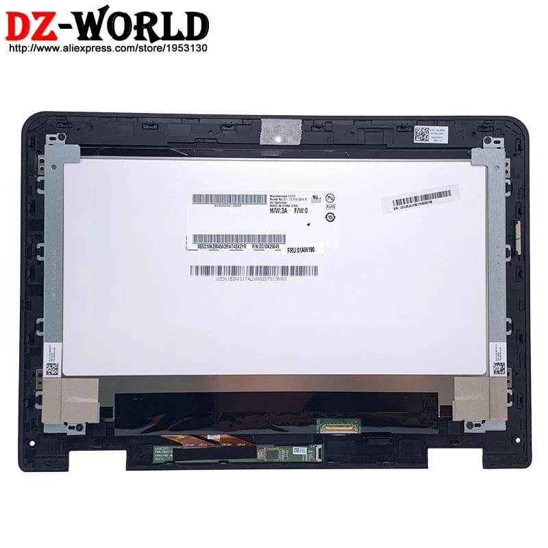 11.6" B116XAN04.0 HD LCD Touch Screen Display For Lenovo Thinkpad Yoga 11e 3rd Gen Laptop 01AW190 01AW188 01AW189 01AW191