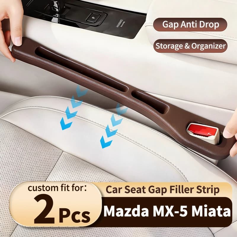 Striscia sigillante per fessure auto per Mazda MX-5 Miata, striscia sigillante anti-perdita e anti-caduta, gadget salvaspazio, 2 pezzi plug-and-play