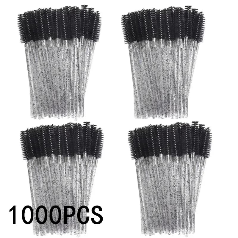 50/100/500/1000 pz. Spazzole per Ciglia e Sopracciglia, Strumenti di Bellezza, Extension Ciglia, Bacchette Monouso Colorate per Mascara, Spazzole per Ciglia