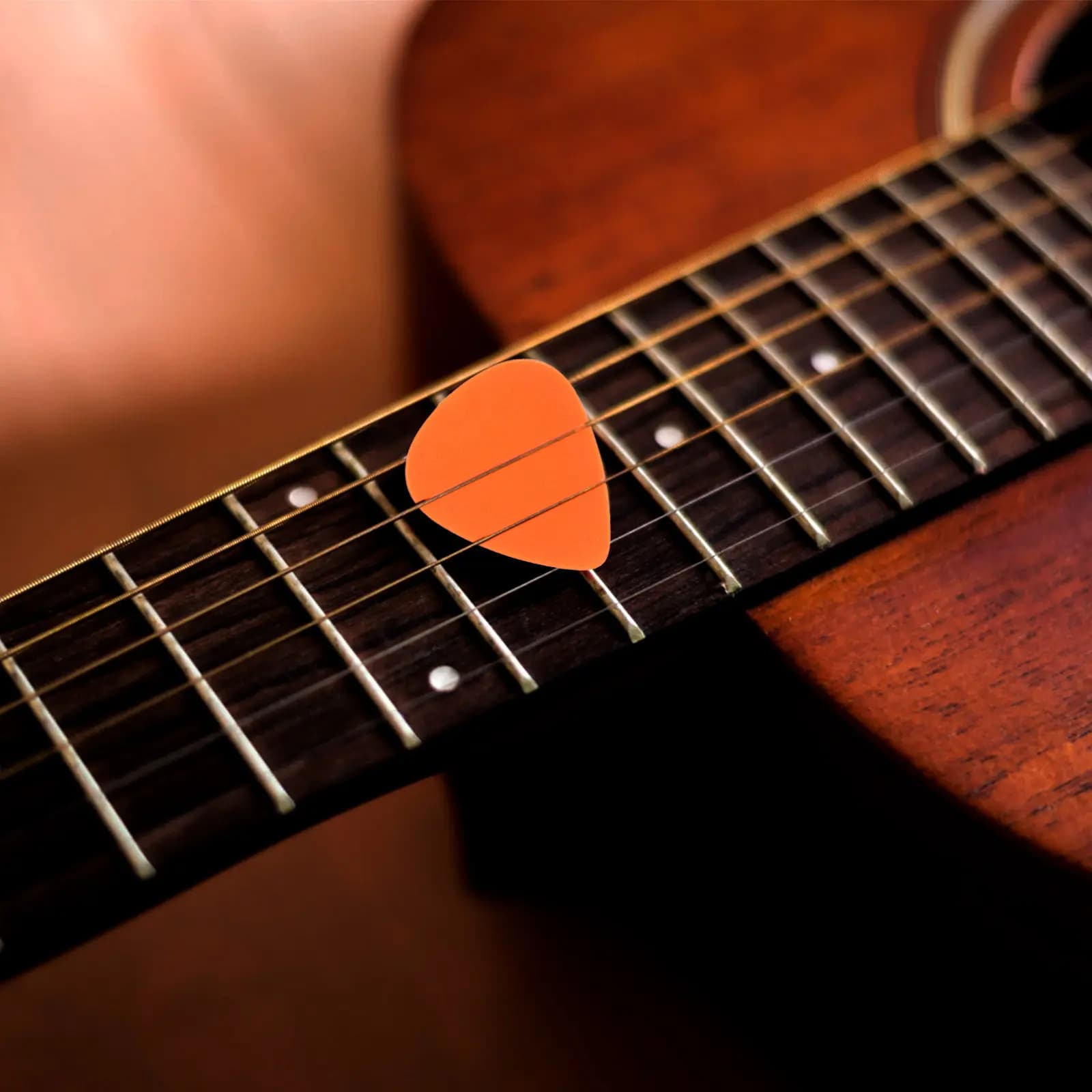 Set di 1 Porta Plettri per Chitarra in PU Premium, Portachiavi Portatile per Chitarra, Basso, Ukulele, Organizzatore per Piccoli Oggetti