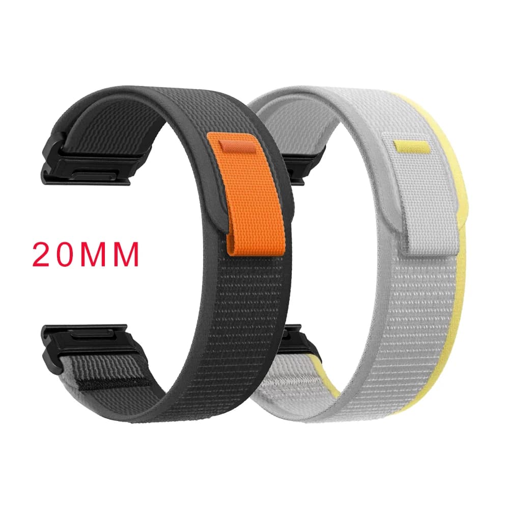 Cinturino per orologio in nylon QuickFit 20mm per Garmin Fenix 8 43mm, Fenix 7S/6S Pro 5S Plus Cinturini di ricambio per Instinct 2S