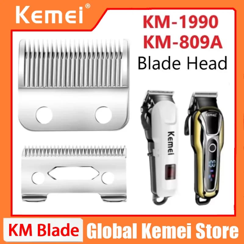 Lama di ricambio professionale Kemei per tagliacapelli KM-1990 KM-809A, accessori per tagliacapelli