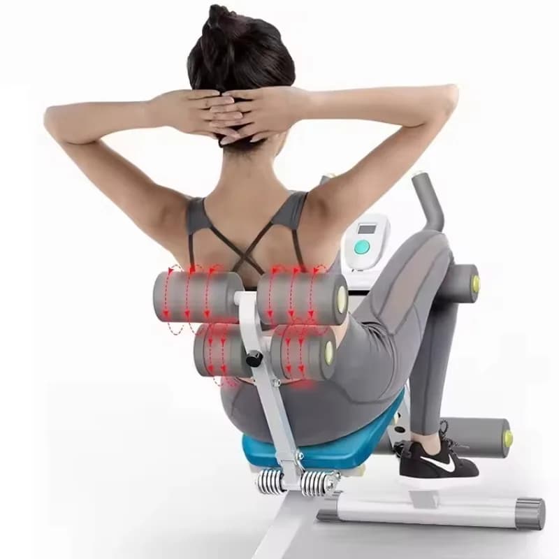 Multifunctional Household Abdominal Trainer Auxiliary Ab Roller Crunch Gear
