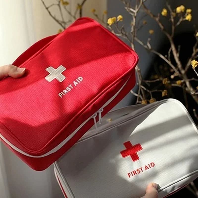 Kit di pronto soccorso vuoto di grandi dimensioni Kit di emergenza portatile per sopravvivenza in caso di catastrofe e terremoto Kit vuoto domestico di grande capacità