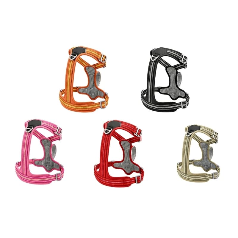 L43A Dog Walking Harness with No Pull Control, Fit-Ready Design, Padded Chest Panel, Soft Lining, Daily Outdoor Training Use